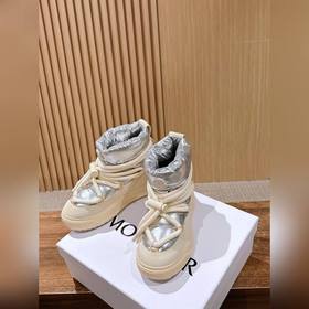 Новая высокая обувь MONCLER с пуховым