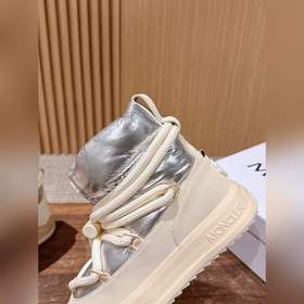 Новая высокая обувь MONCLER с пуховым 