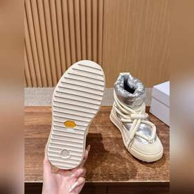 Новая высокая обувь MONCLER с пуховым 