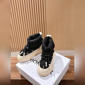 Новая высокая обувь MONCLER с пуховым