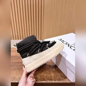 Новая высокая обувь MONCLER с пуховым 