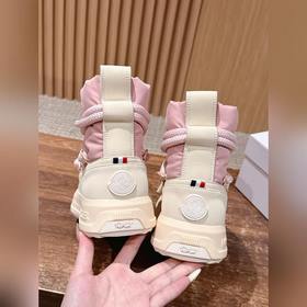 Новая высокая обувь MONCLER с пуховым 