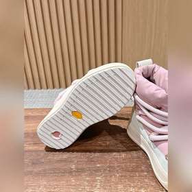 Новая высокая обувь MONCLER с пуховым 