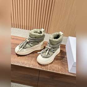 Новая высокая обувь MONCLER с пуховым