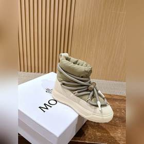 Новая высокая обувь MONCLER с пуховым