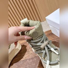 Новая высокая обувь MONCLER с пуховым 