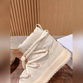 Новая высокая обувь MONCLER с пуховым 