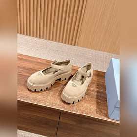 PRADA Новинка Балетки Mary Jane на тол