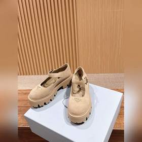 PRADA Новинка Балетки Mary Jane на тол