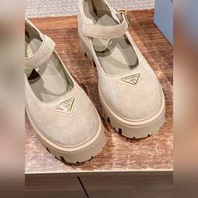 PRADA Новинка Балетки Mary Jane на тол