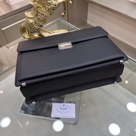 PRADA Новый мужской портфель с жесткой