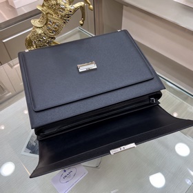 PRADA Новый мужской портфель с жесткой