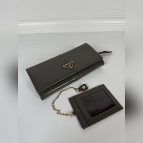 Женский кошелек Prada с клапаном, моде