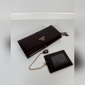 Женский кошелек Prada с клапаном, моде