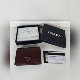 Кошелек Prada с застежкой-кнопкой, уни