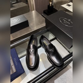 Мужские кожаные туфли Prada Premium -