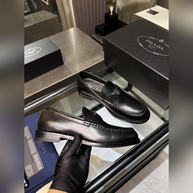 Мужские кожаные туфли Prada Premium - 