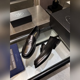 Мужские кожаные туфли Prada Premium - 