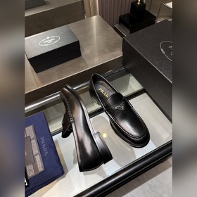 Мужские кожаные туфли Prada Premium - 