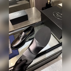 Мужские кожаные туфли Prada Premium - 