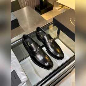 Мужские кожаные туфли Prada Premium —