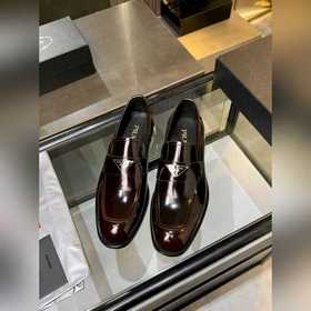 Мужские кожаные туфли Prada Premium Ca