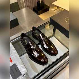 Мужские кожаные туфли Prada Premium Ca
