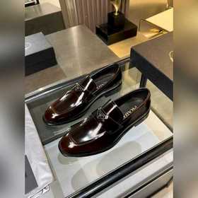 Мужские кожаные туфли Prada Premium Ca