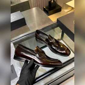 Мужские кожаные туфли Prada Premium Ca