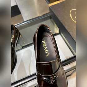 Мужские кожаные туфли Prada Premium Ca