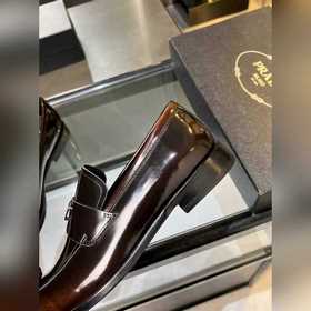 Мужские кожаные туфли Prada Premium Ca