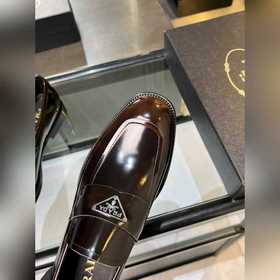 Мужские кожаные туфли Prada Premium Ca