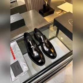 Мужские кожаные туфли Prada Premium Ca