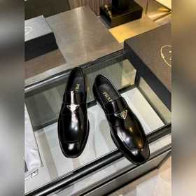 Мужские кожаные туфли Prada Premium Ca