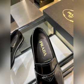 Мужские кожаные туфли Prada Premium Ca