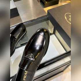 Мужские кожаные туфли Prada Premium Ca