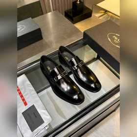 Мужские кожаные туфли Prada Premium —