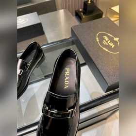 Мужские кожаные туфли Prada Premium — 