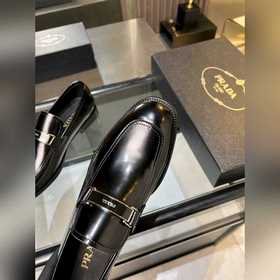 Мужские кожаные туфли Prada Premium — 
