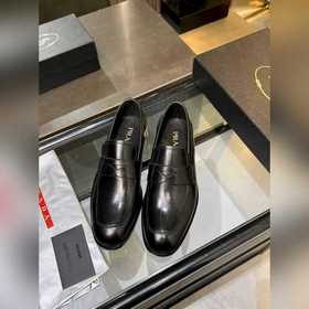 Мужские кожаные туфли Prada Premium —