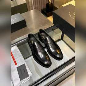 Мужские кожаные туфли Prada Premium —