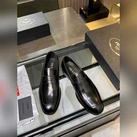 Мужские кожаные туфли Prada Premium —