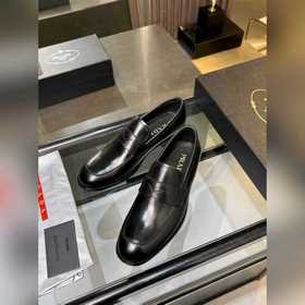 Мужские кожаные туфли Prada Premium —