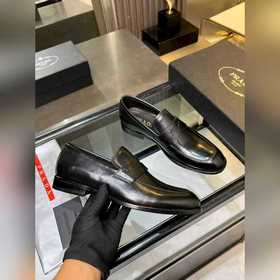 Мужские кожаные туфли Prada Premium — 