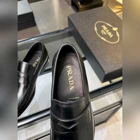 Мужские кожаные туфли Prada Premium — 