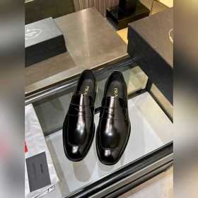 Мужские кожаные туфли Prada Premium Ca