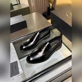 Мужские кожаные туфли Prada Premium Ca