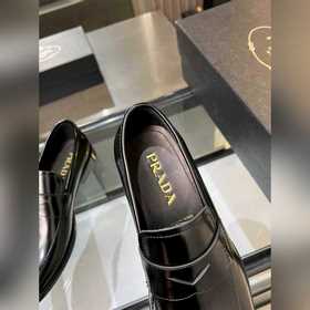 Мужские кожаные туфли Prada Premium Ca
