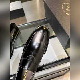 Мужские кожаные туфли Prada Premium Ca