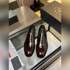 Мужские кожаные туфли Prada Premium —